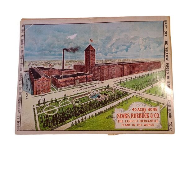 VINTAGE Sears Roebuck Co 1908 reprint catalog book The Great Price Maker 1969 - Picture 3 of 10